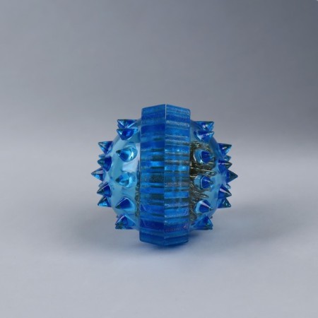 Su-jok massage, d = 3.5 cm, with 2 rings, blue color-9