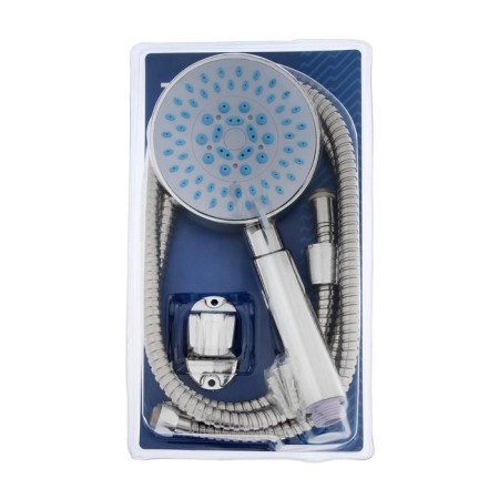 Shower Set Zein Z0505, hose 150 cm, holder, watering can 5 modes, chrome-8