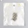 Busina for creativity Metal "Slok" silver G136B812 0.8x1.1 cm