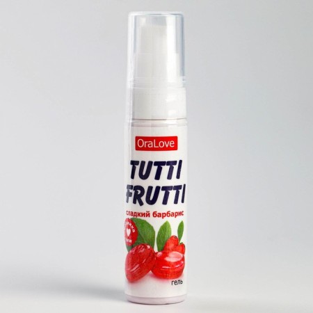 Tutti-Frutti Oralove Barbaris, water-based, edible, 30 g
