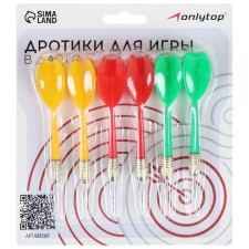 Arrows for Darts Onlytop, 6 pcs.