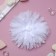 Hair elastic band Bant "Schoolgirl" Rosochka, D-10 cm, white