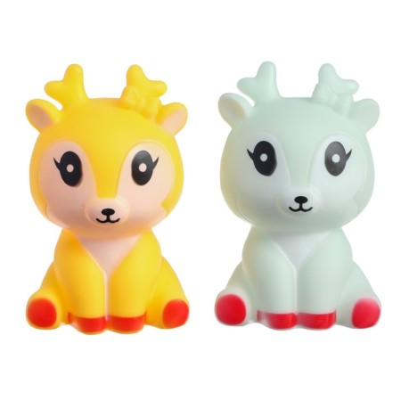 A set of rubber toys for the bathtub "deer", 2 pcs, color mix, crush me-11