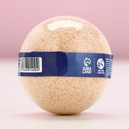 Bathtub bomb, 130 g, vanilla aroma, pure happiness-3