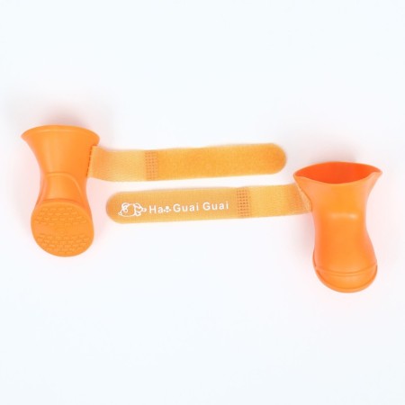 Rubber boots "All-terrain vehicle", set 4 pcs., Rr. L (sole 5.7 x 4.5 cm), orange-2