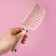 The comb is massage, wide, ventilated, 7.3 × 25.3 cm, mix color