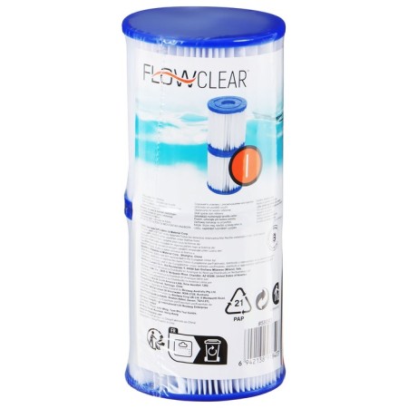 Cartridge for the filter "I", set 2 pcs, 8 x 9 cm, 58093 Bestway-4