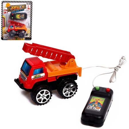 The Stroytechnics machine, at remote control, works from batteries, mix