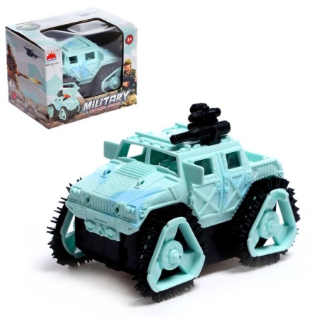 The Army Army Car, it works from batteries, mix
