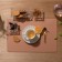 Serving napkin Zapel Eco Leather, powder color