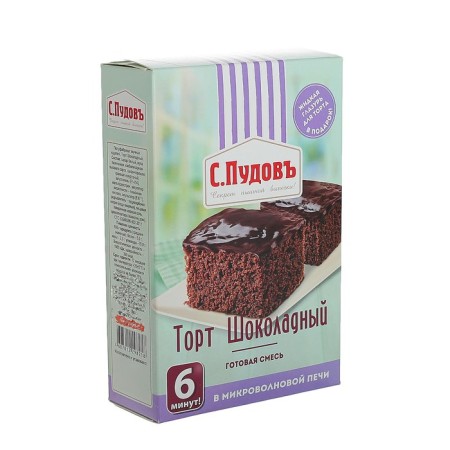 Cake "S. Pudov ", chocolate, 290 g-1