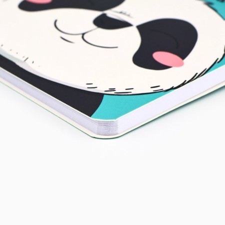 Gift set of notebook 48 sheets + Panda handle "-3