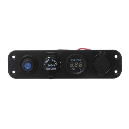 Dashboard, voltmeter, cigarette lighter, 2 USB 2.1 A, 5 V-1