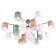 Ceiling EVOLUCE lamp. Sle300602-17. Essenza. 17x40 watts, E14, 107x107x46 cm, chromium color