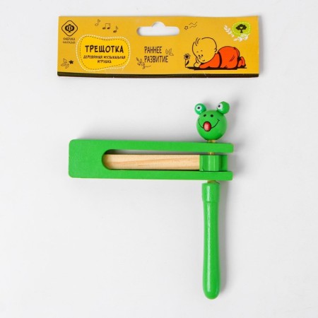 Деревянная игрушка «Трещотка», МИКС-2