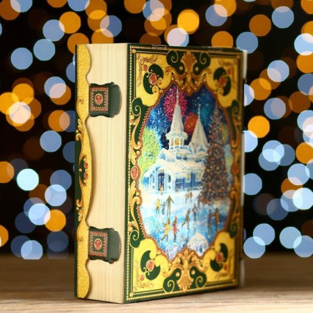 Gift box "Residence of Santa Claus", with animation, 19 x 7 x 25 cm-2