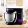 Mixer KitFort KT-3044-1, planetary, 1000 watts, 4 l, 6 speeds, black-violet
