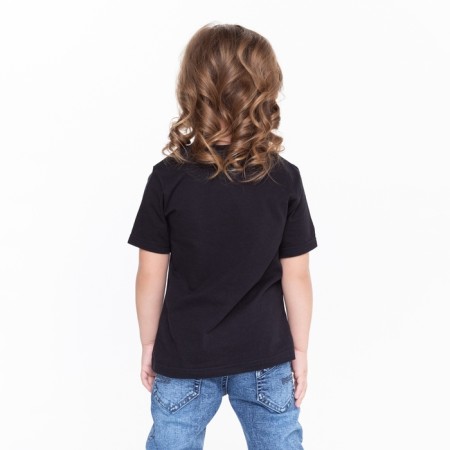 T -shirt for nursery, black color, height 116 cm-3