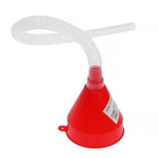 Funnel for fuels and lubricants, diameter 80 mm, hose 550 mm, collapsible