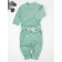 Blood wool and sliders children's fashion, height 68 cm, green color