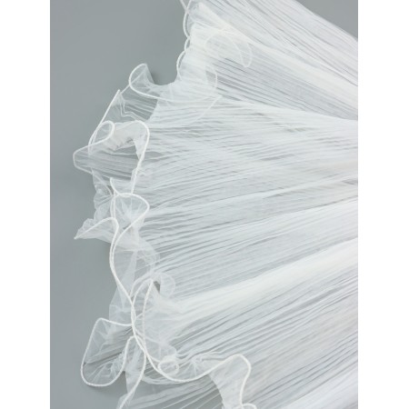 Floristic material for bouquets, white, 28cm*4m-3
