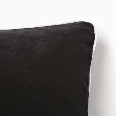 Pillowess Decorative Ethel "Kant", 45x45, black color, velor (100% PE)-2