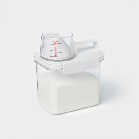 A container for washing powder and air conditioning, with a measured glass, 1800 ml-16