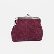 Women's wallet on the farmar, purple color