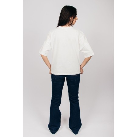 Female T -shirt, size 52, milk color-1
