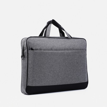 Laptop bag, gray color-2