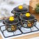 Set of Pasta pan, 3 subjects: 2 l, 3 l, 4 l, enameled covers, induction