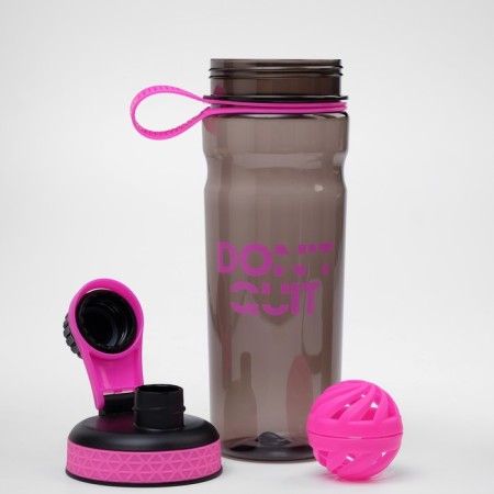 Shaker, 800 ml, series: Strong, Don`t Quit, 25 x 8 cm, lilac-1