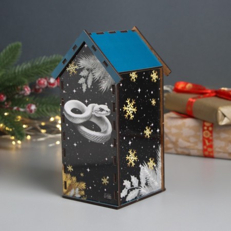 New Year's tea house "Snake. With NG" 20x10.5x10 cm-2