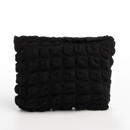 Cosmetic bag with lightning, black color-1