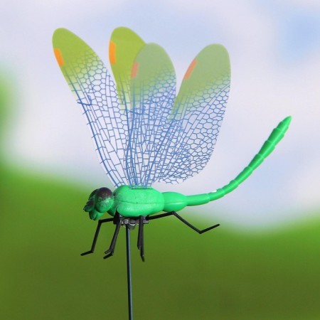 Plug "Dragonfly Sendy" 14x9cm/45cm, set 10pcs, mix-1