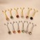 Crying clip "Crystal" ball, color mix (indivisible packing 12 pcs., Price per pcs.)