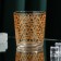 A glass with gold spray "Geometry", 250 ml