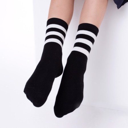 Golphs children, black color with white stripes, size 18-20-6