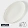 Porcelain oval Magistro "Tandy", 30 × 20 × 1.5 cm, white color