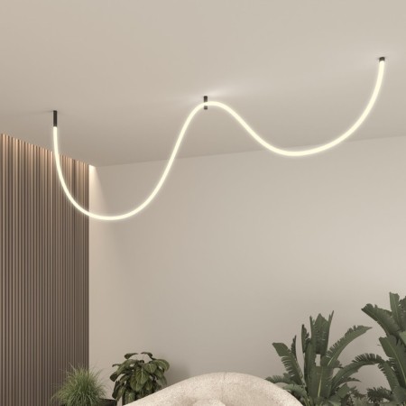 Flexible neon Elektrostandard, IP20, SMD2835, 336 LED/m, 12V, 3000K, one -way, glow warm white, without fastening-1
