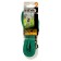 Kaponnoye zonik leash with double latex thread, 2 m x 1.5 cm, green