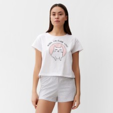 Women's pajamas (T -shirt and shorts) KAFTAN 