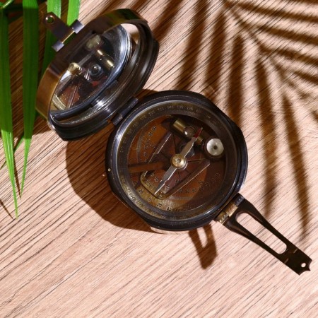 Compass "Branton" 8 cm, brass-3
