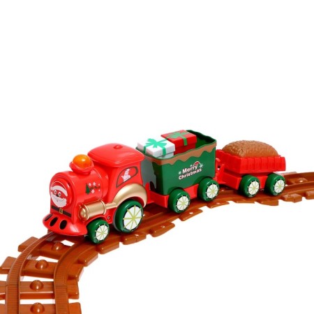 Railway "New Year's train", works from batteries-1