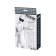 Mask Anonymo, PU Skin, 24 cm, black color
