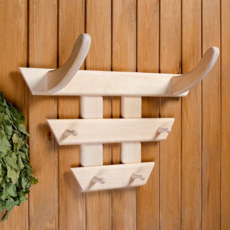 Hanger "bull" linden 4 hook 49 × 35 × 22 cm-1