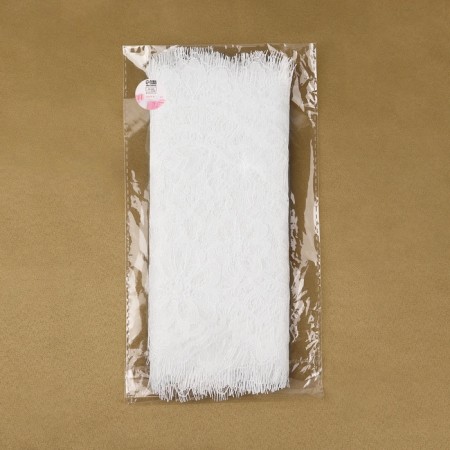 Lace cilia, 215 mm × 3 ± 0.5 m, white color-3