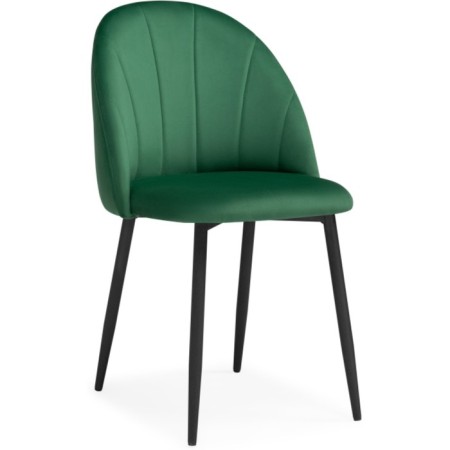 STULL OF A MARAL CARKASAS Logan Metal/velor, Black/Green 48x52x82 cm
