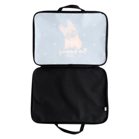 Folder for drawings and drawings A3, 470 x 350 x 20 mm, with handles, textile, calligrata "bulldog"-3