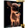 Picture on the numbers "New Year's deer" 40 × 50 cm